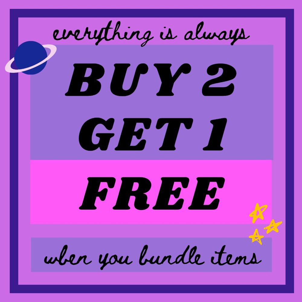my whole closet is buy 2 get 1 free!